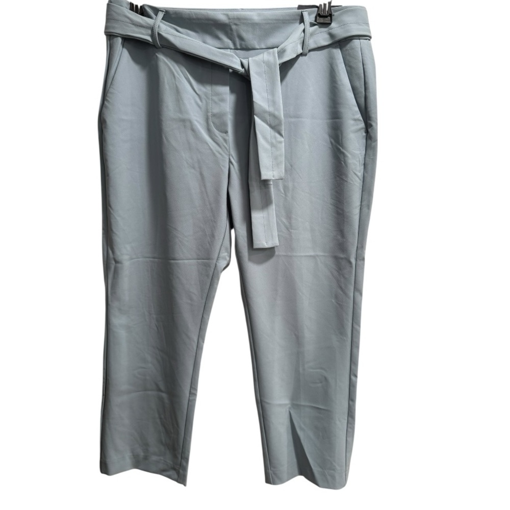 JL Atelier Blue Slim Leg Pull on Capris, size XL, NWT